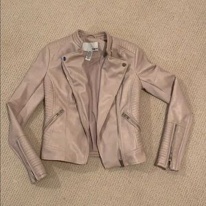 Faux leather jacket